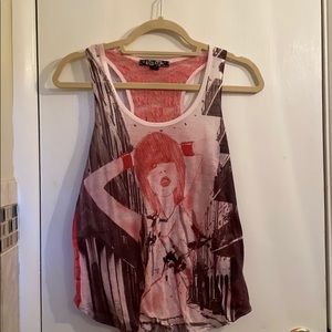Guess Sleeveless Graphic Tank Top